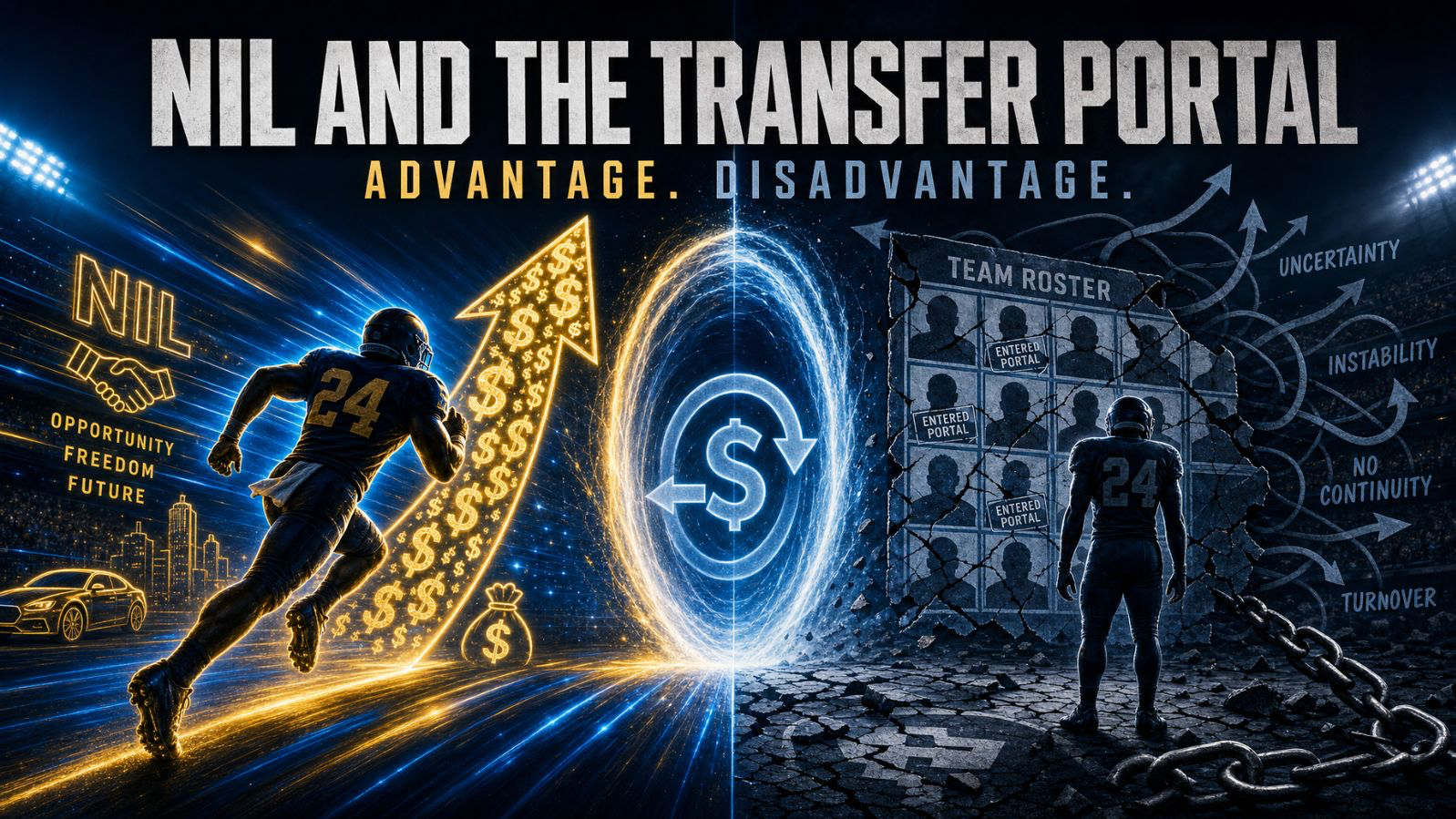 NIL and the Transfer Portal Have Become Both an Advantage and Disadvantage